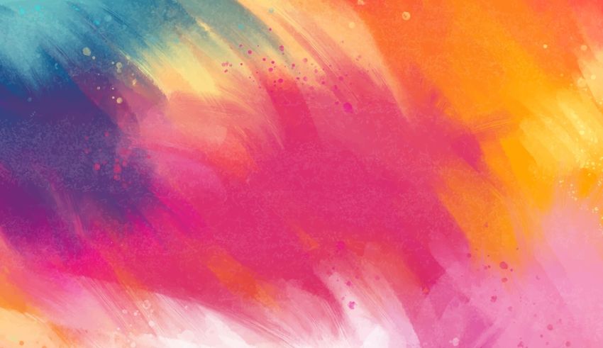 A colorful background with paint splashes on it.