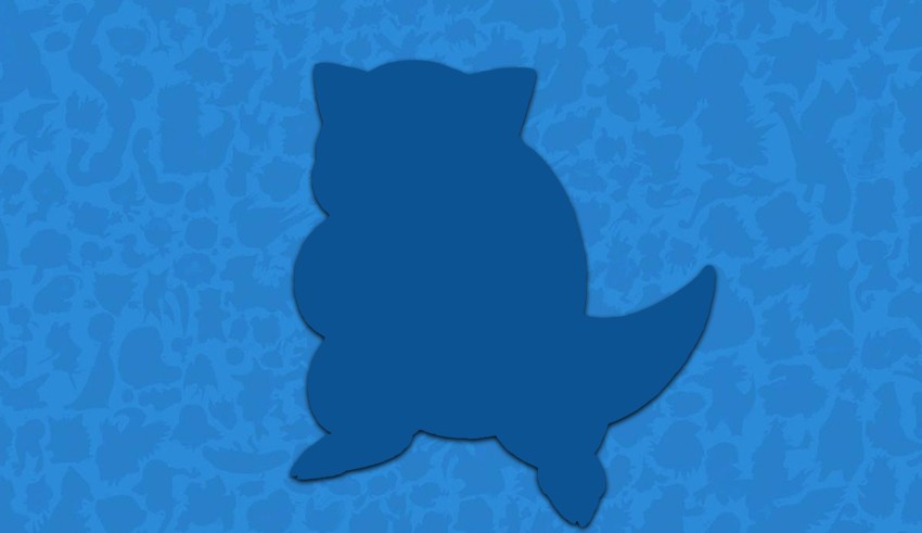 A silhouette of a cat on a blue background.
