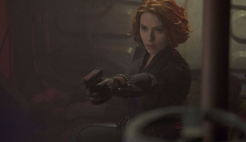 Black widow in the avengers.