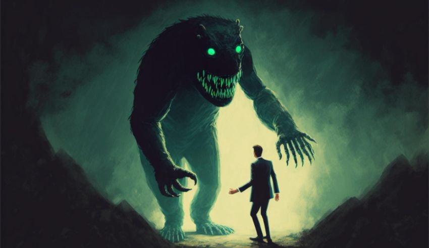 The monster caught your friend by the leg. What do you do?