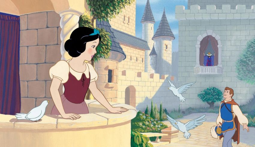 Snow white and the seven dwarfs.