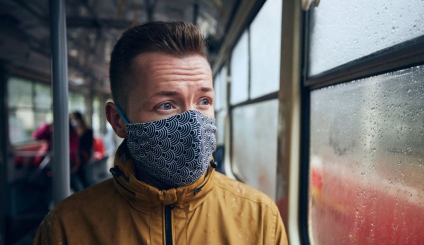 A man wearing a mask.