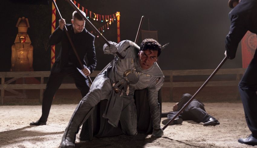 A man with a sword and a man with a sword.