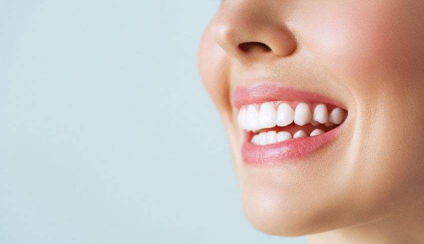 A close up of a woman's smile.