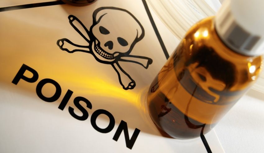 A bottle of liquid on a white surface.