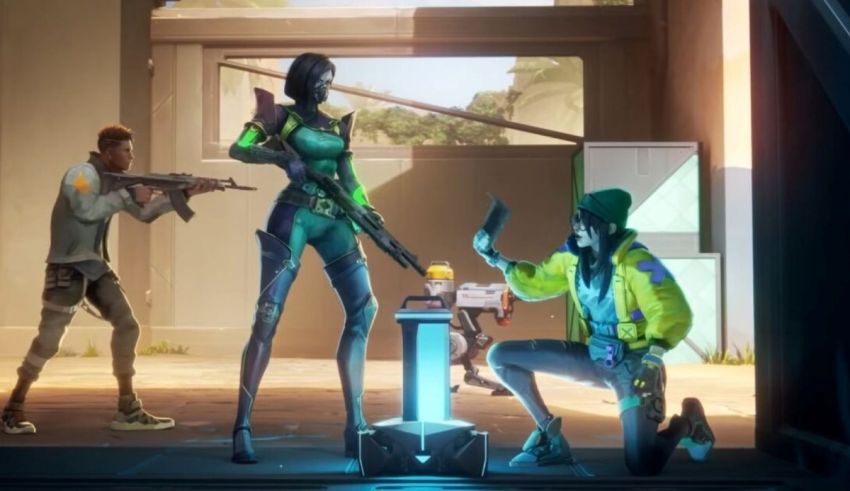 A group of people standing in front of a building.