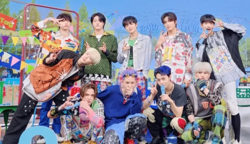 A group of boys posing for a picture.